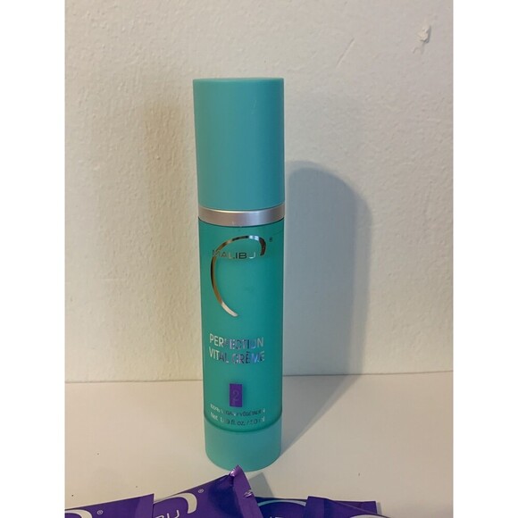 Malibu C Perfection Vital Creme 1.69Oz NEW + 4 Perfection Masque Facial Care - Picture 4 of 7